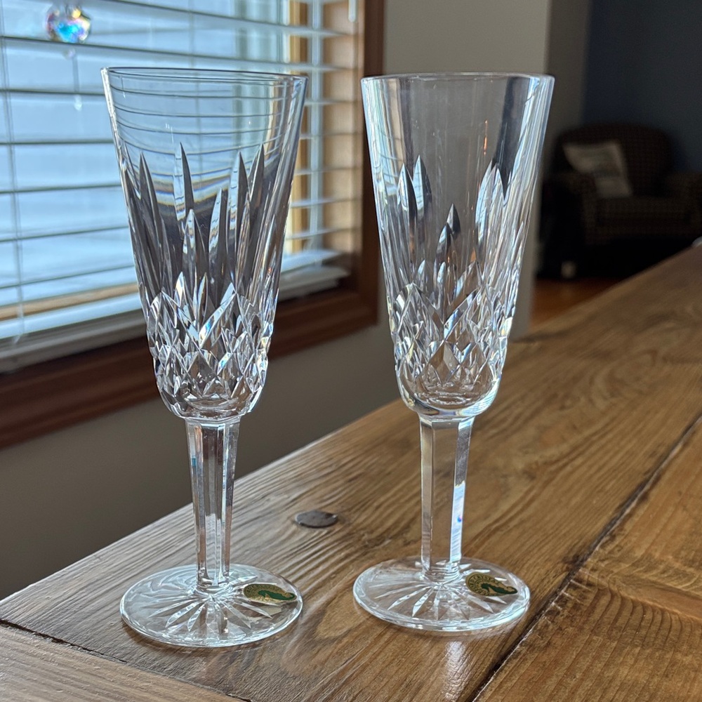 Crystal Champagne Flutes